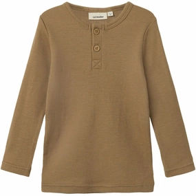 Lil'Atelier Tigers Eye Nmnnoel Neb Wool Ls Slim Top Lil Current Style