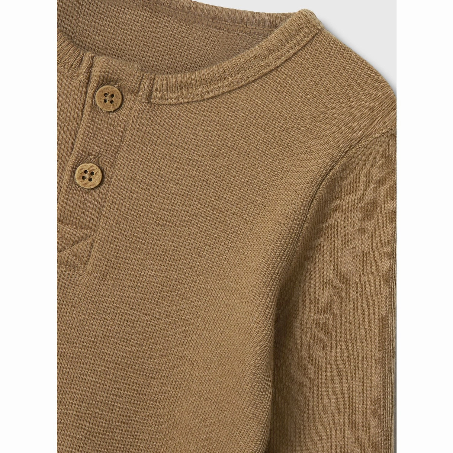 Glossy Texture Layering Piece Lil'Atelier Tigers Eye Nmnnoel Neb Wool Ls Slim Top Lil