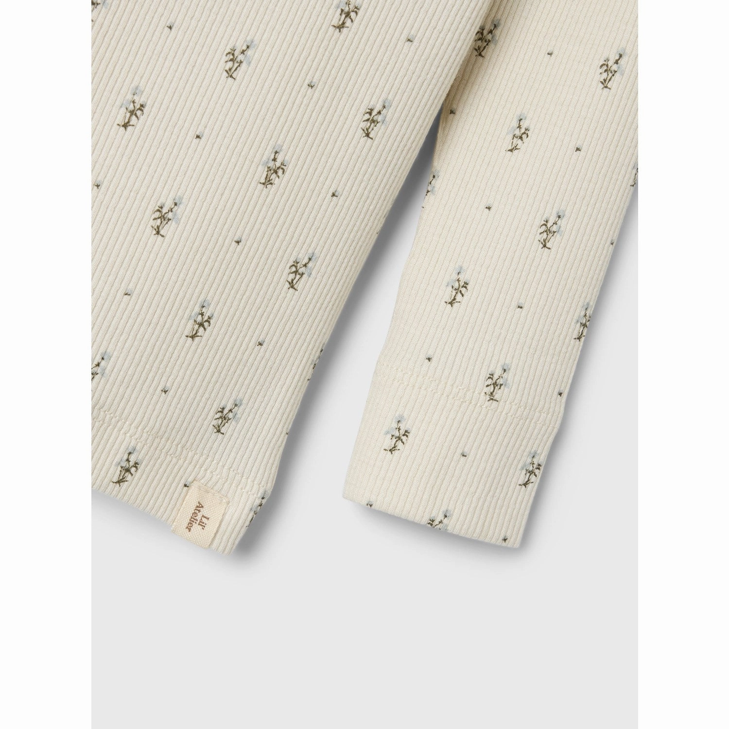 Lil'Atelier Turtledove Blue Flowers Gago Kuo Slim Blouse Edgy Fashion Bold Statement