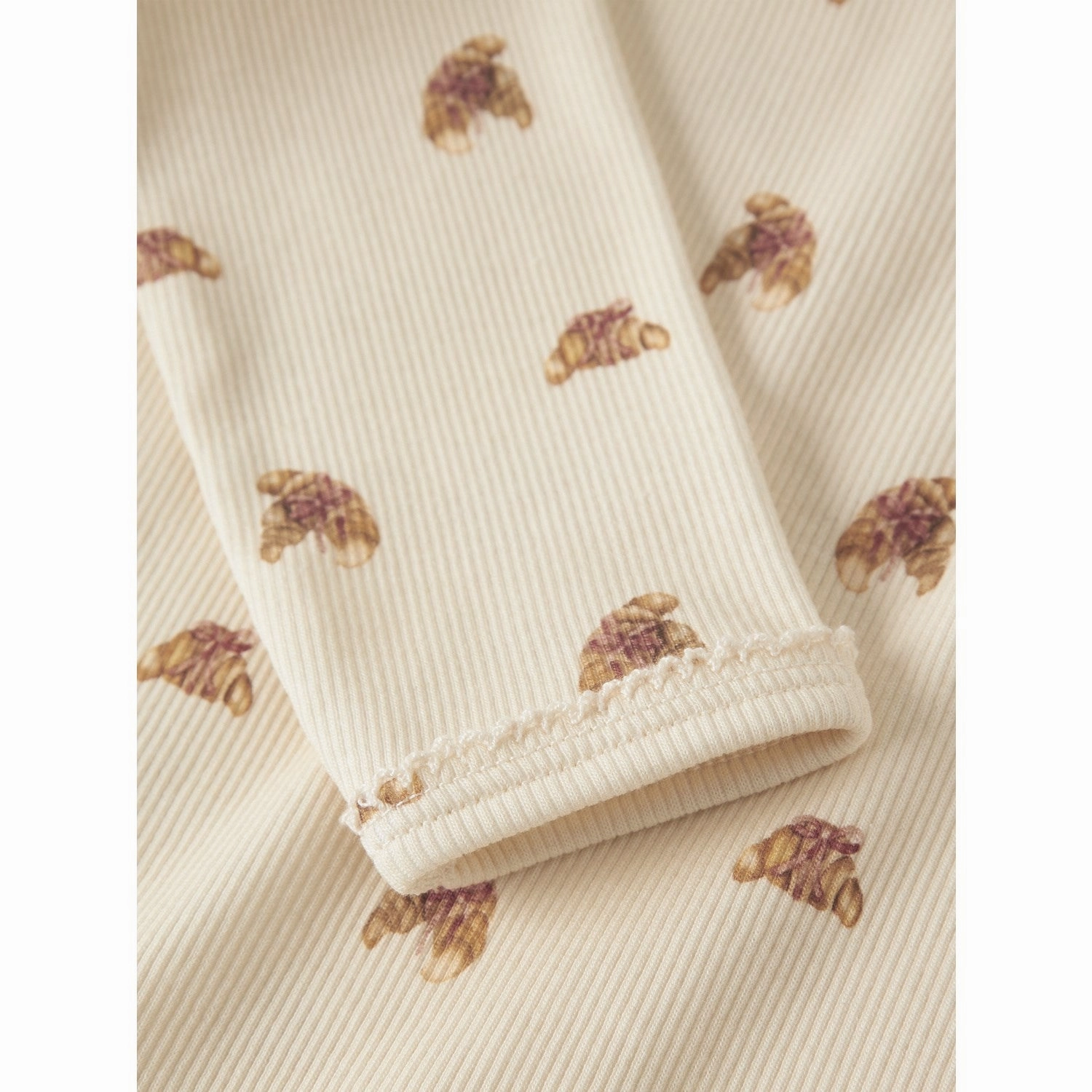 Durable Texture Lil'Atelier Turtledove Croissant Nmflavo Egi Ls Slim Top Lil