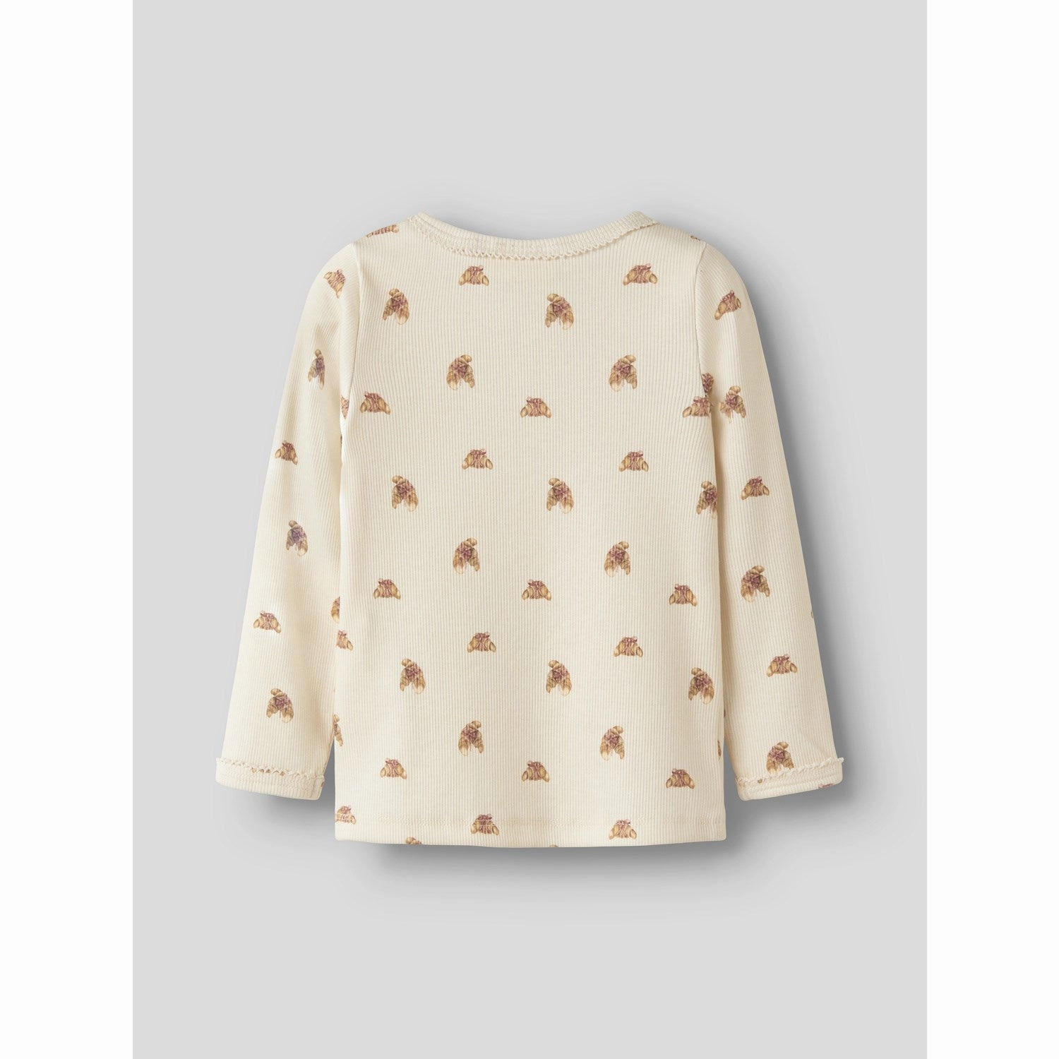 Current Style Lil'Atelier Turtledove Croissant Nmflavo Egi Ls Slim Top Lil