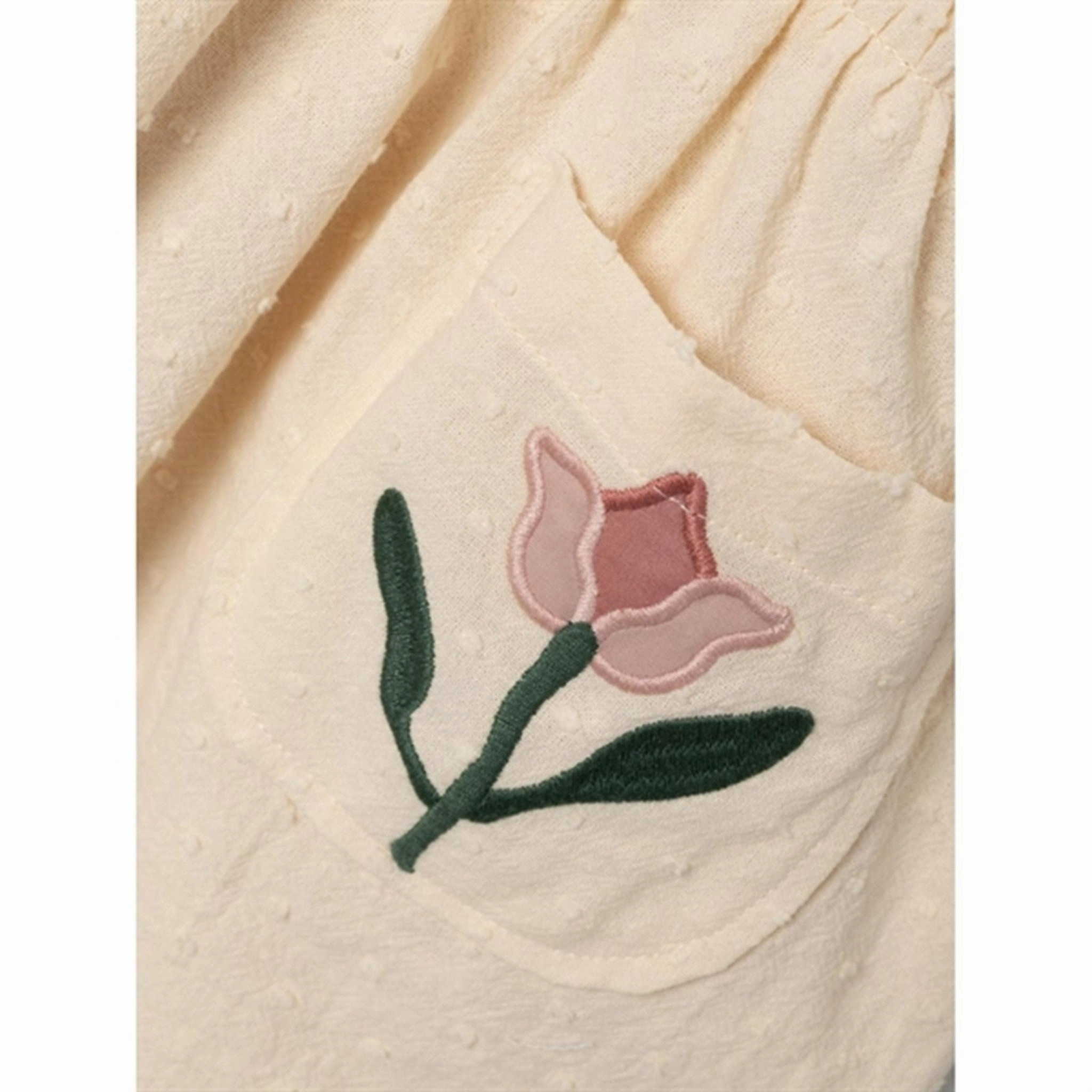 Lil'Atelier Turtledove Dallas Dress Bold-Color Texture Style