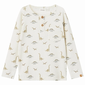 Lil'Atelier Turtledove Dino Gio Bob Slim Blouse Cuffed hem Non Irritating Tags