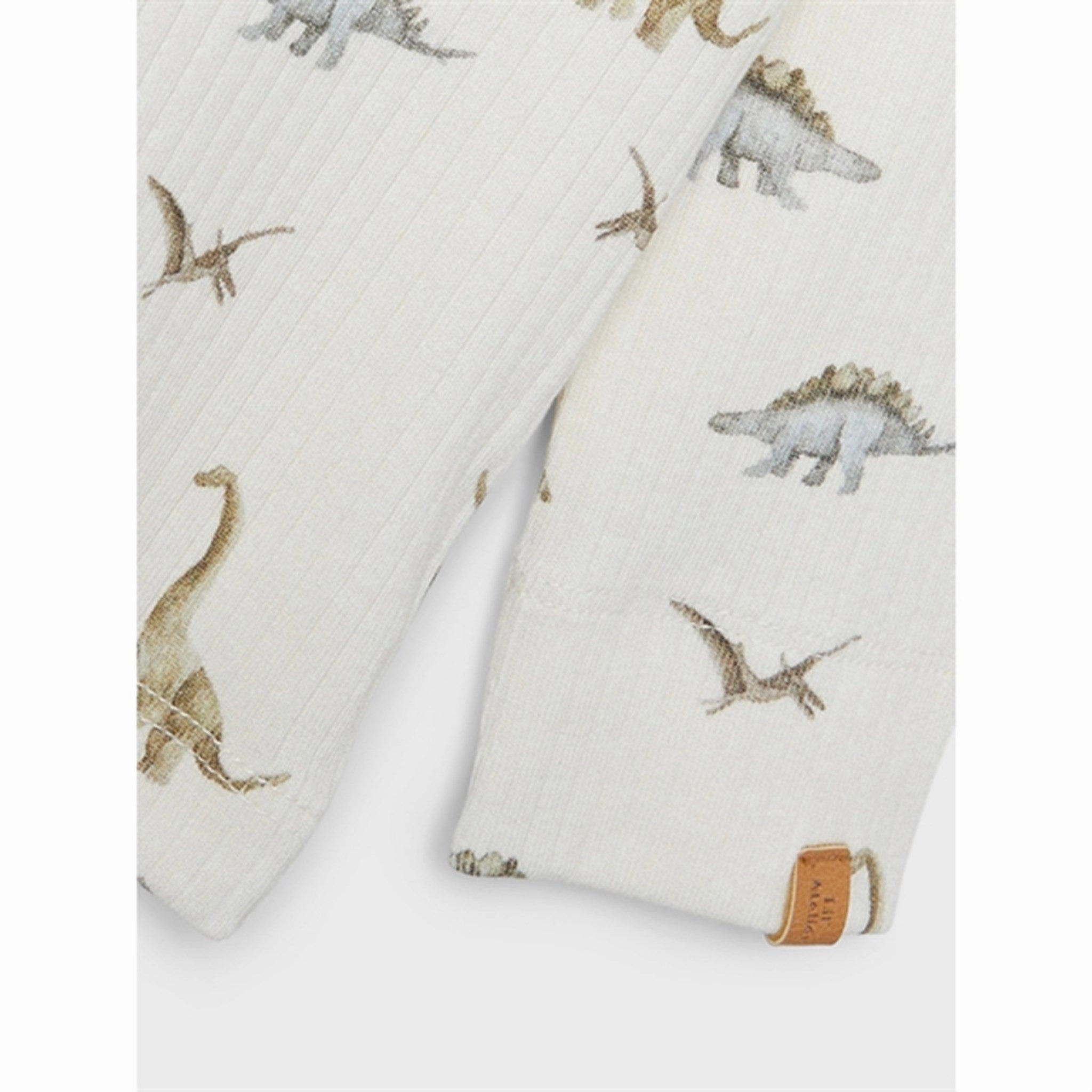 Lil'Atelier Turtledove Dino Gio Bob Slim Blouse Easy Care Smooth Finish