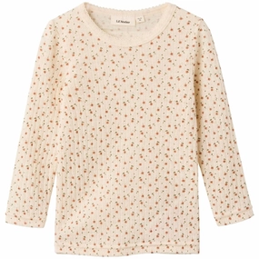 Pure Cotton Lil'Atelier Turtledove Farga Slim Wool Blouse