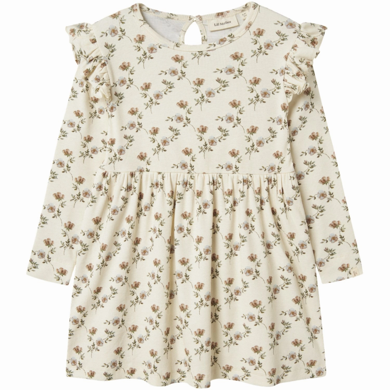 Lil'Atelier Turtledove Flower Gavo Eno Dress Outfit Core