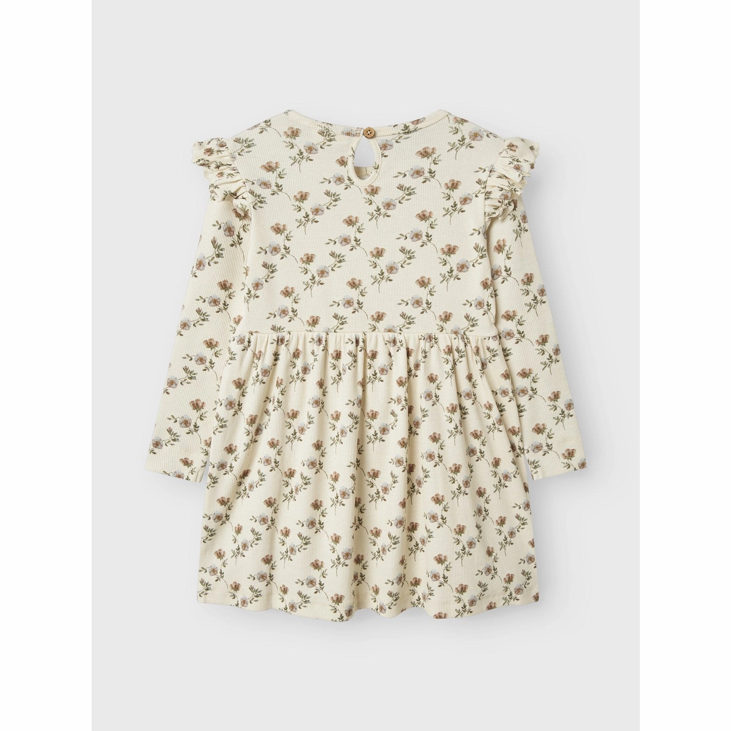 Simple Comfort Functional Style Lil'Atelier Turtledove Flower Gavo Eno Dress