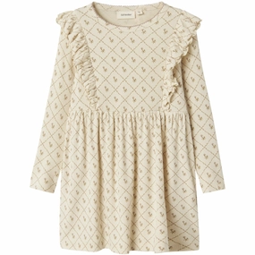 Comfortable and breathable Neutral palette Lil'Atelier Turtledove Gago Kne Dress