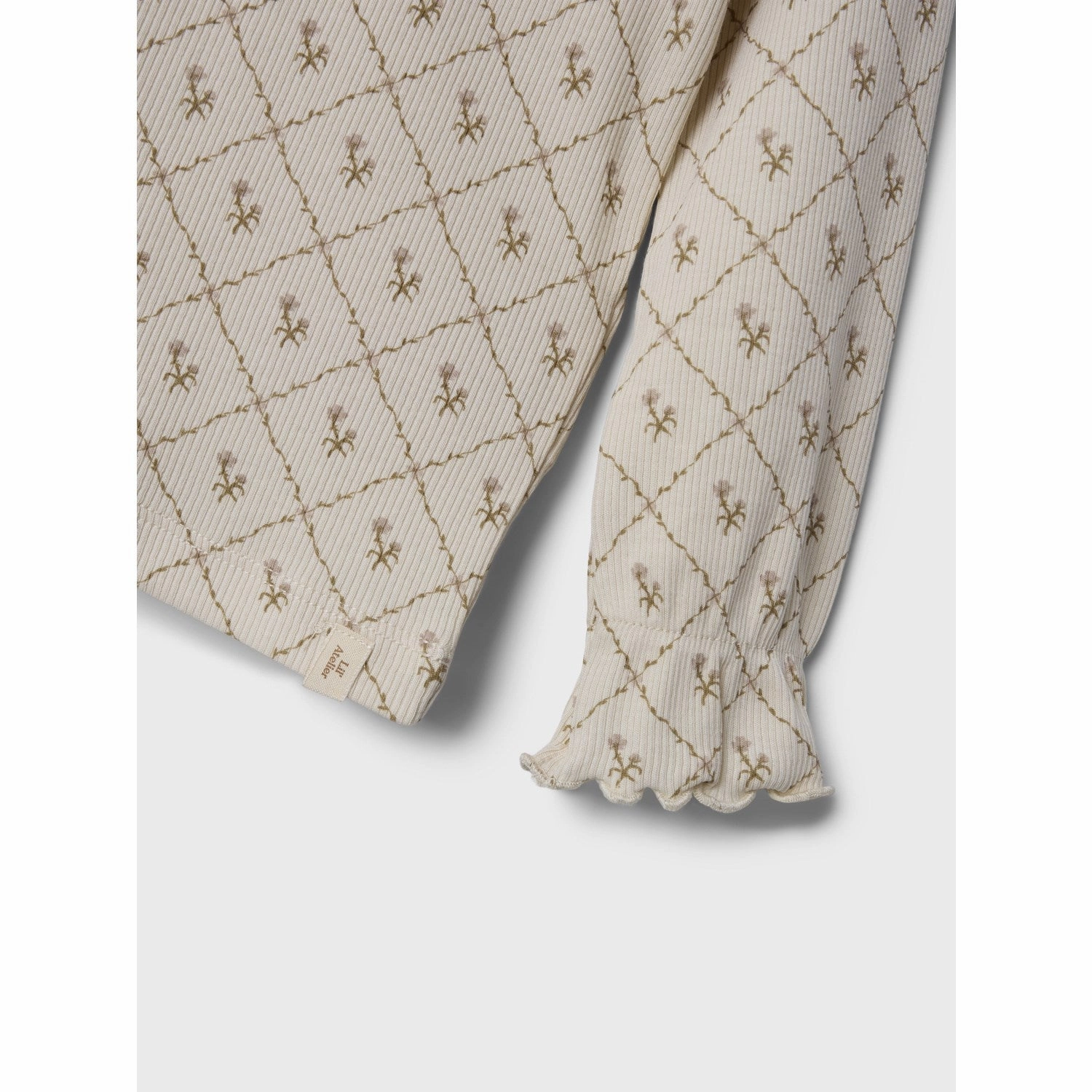 Lil'Atelier Turtledove Gago Kug Slim Blouse Contemporary Style Practical Choice