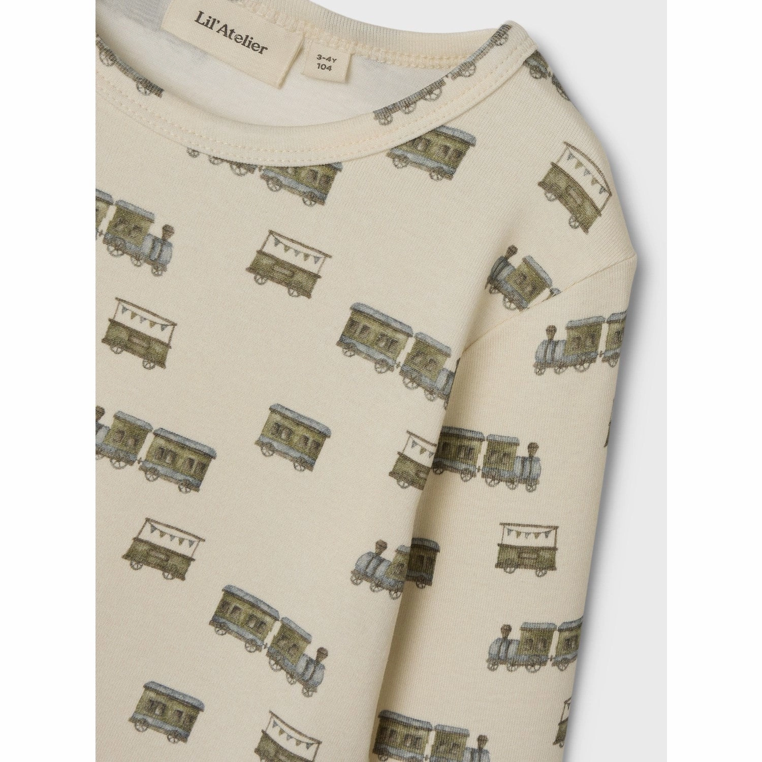 Lil'Atelier Turtledove Gayo Slim Blouse All Day Comfort Tech