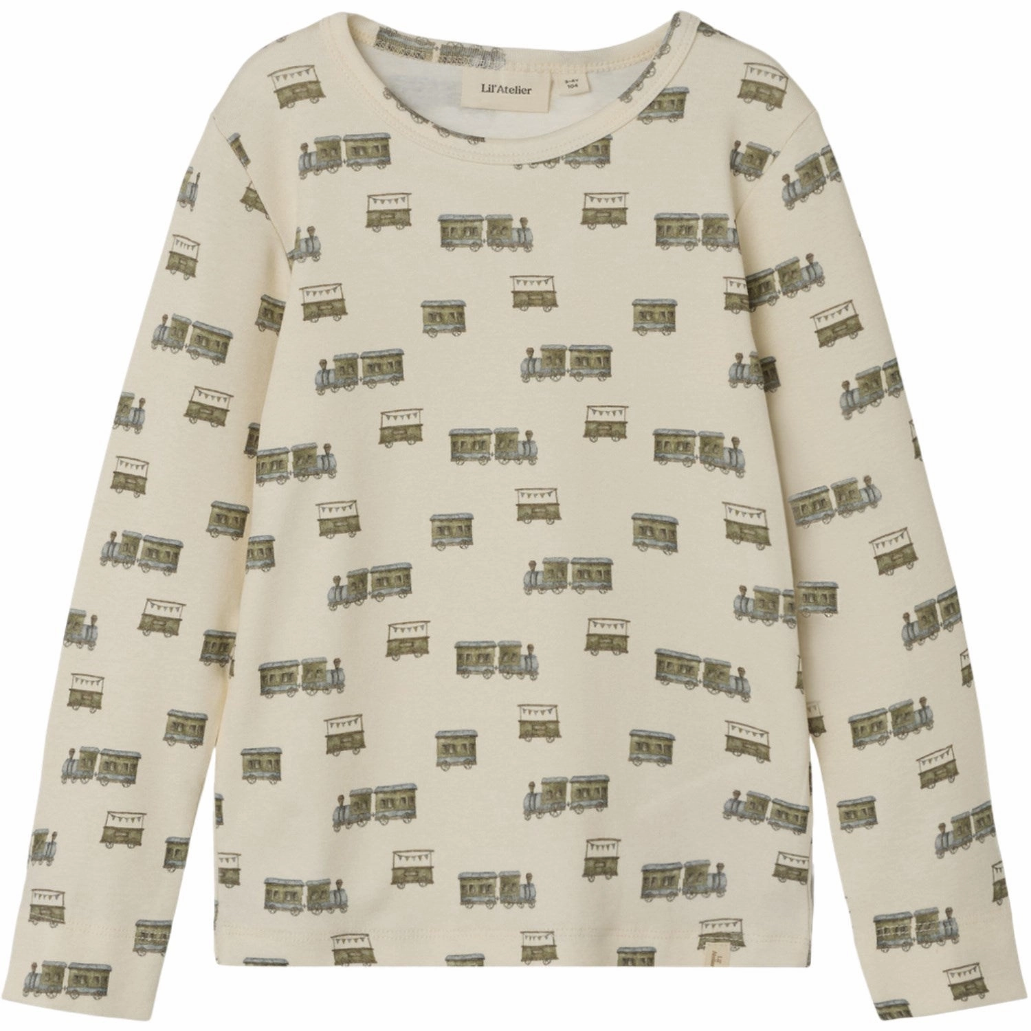 Breathable Layer Organic Cotton Lil'Atelier Turtledove Gayo Slim Blouse