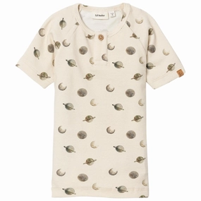 Bohemian freedom Lil'Atelier Turtledove Geo Slim T-Shirt