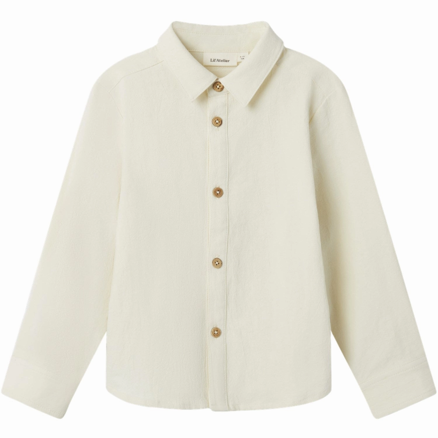 Seamless construction vacation wear Lil'Atelier Turtledove Hadam Loose Shirt