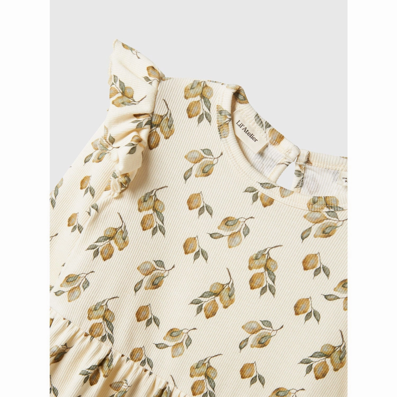 Lil'Atelier Turtledove Lemon Gavo Enk Dress Versatile Comfort City Mood