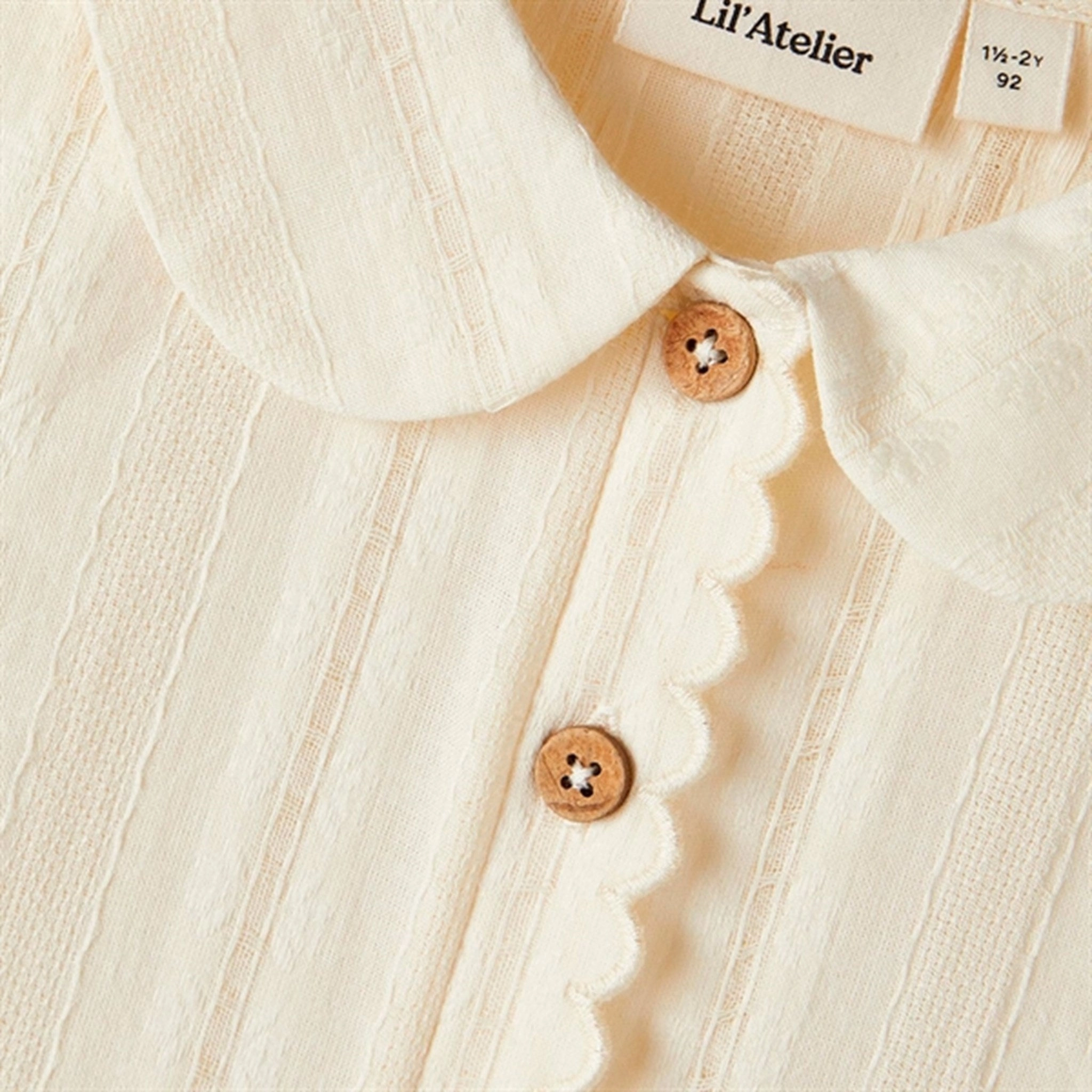 All-Season Wear Snug feel Lil'Atelier Turtledove Naja Loose Shirt
