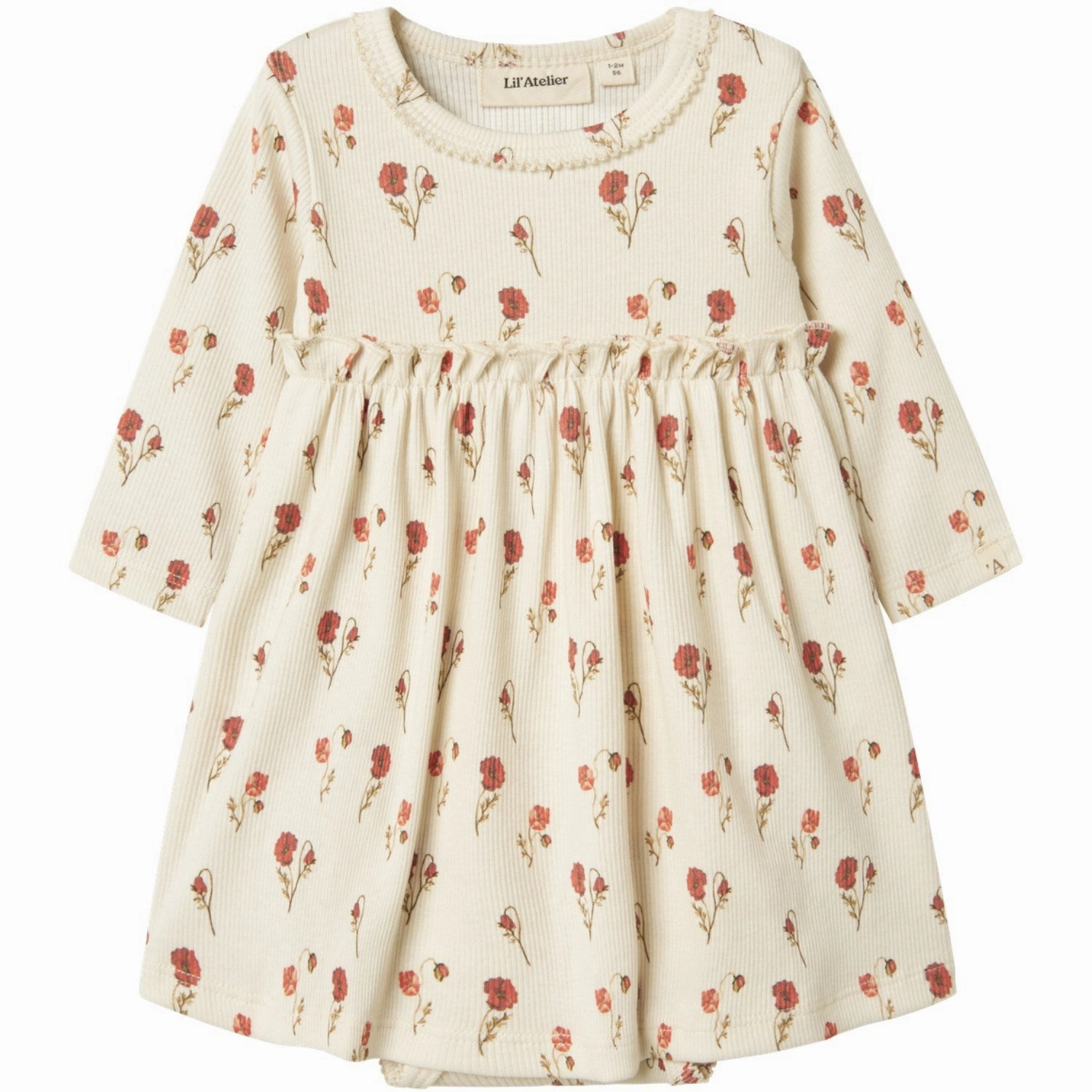 Stylish Choice Dinner Outfit Lil'Atelier Turtledove Nbflavo Eko Ls Body Dress Lil