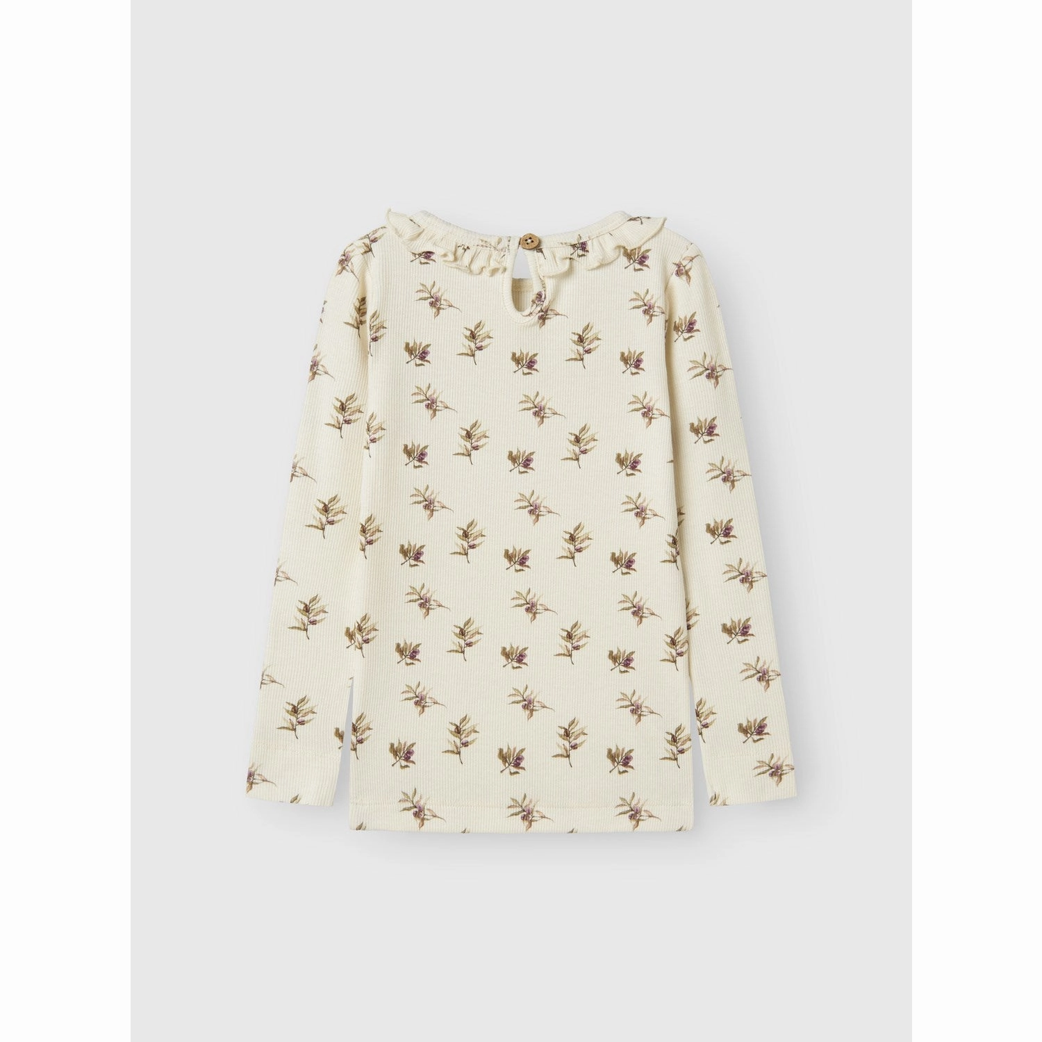 Lil'Atelier Turtledove Olive Gavo Els Slim Blouse Summer Outfit No Slip Shoulder Grip