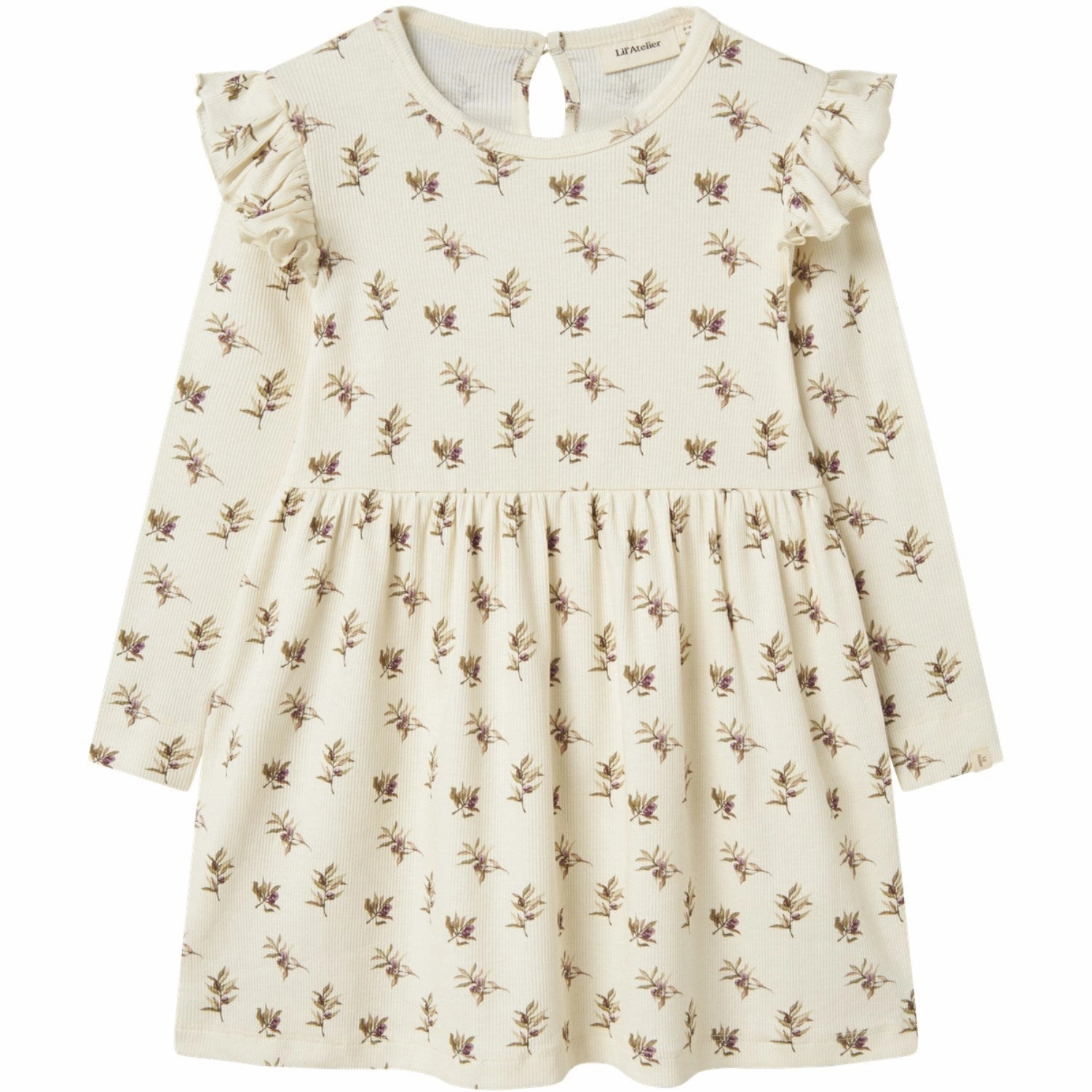 Soft Presence Date Vibe Lil'Atelier Turtledove Olive Gavo Eno Dress