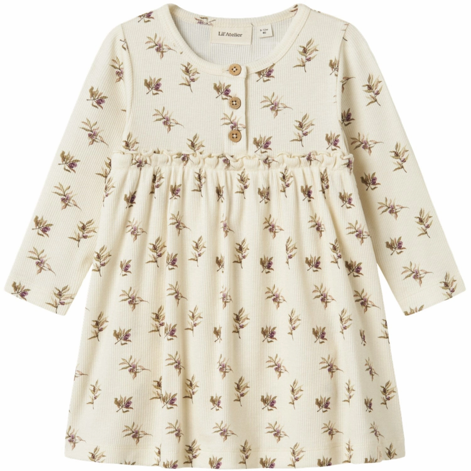 Lil'Atelier Turtledove Olive Gavo Ens Body Dress Go To Wear