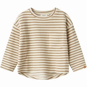 Lil'Atelier Turtledove Petrified Oak Tadeo Blouse All-Weather Ready