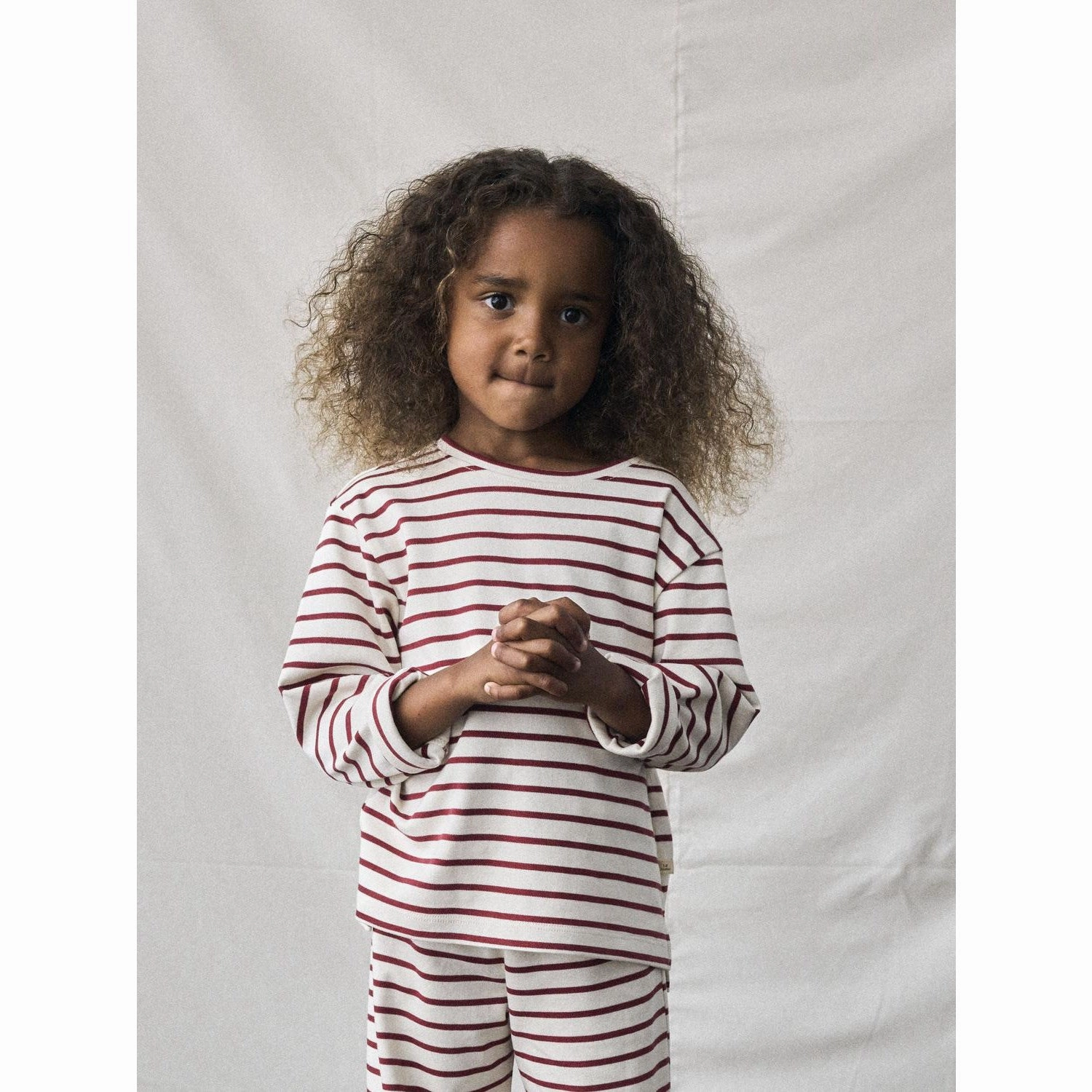 Holiday Gift Lil'Atelier Turtledove Red Dahlia Nmflimia Ls Loose Top Lil