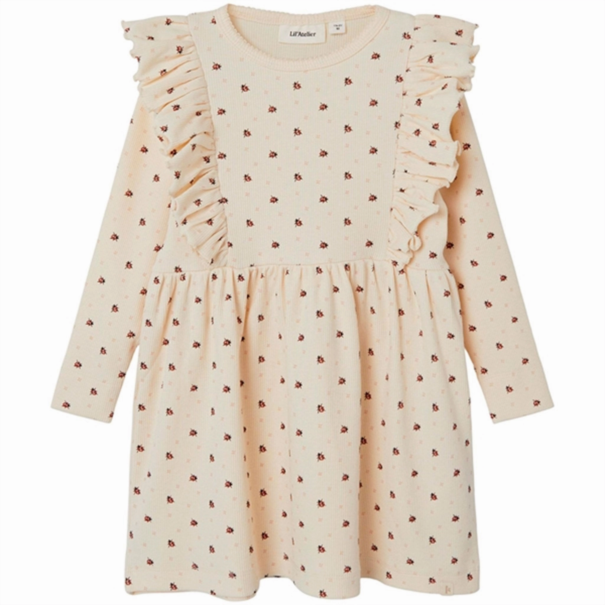 slim fit Lil'Atelier Whitecap Gray/Baked Clay Gago Dress