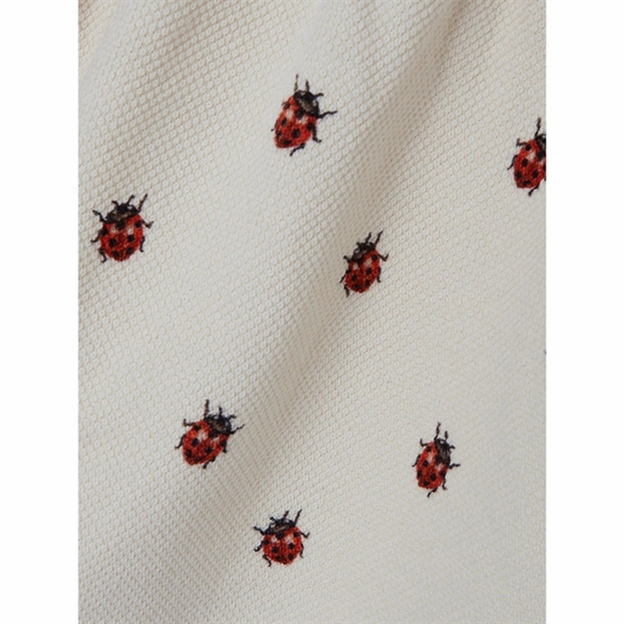 Lil'Atelier Whitecap Gray Ladybugs Ronja Sweat Dress Versatile Cut Urban Classic