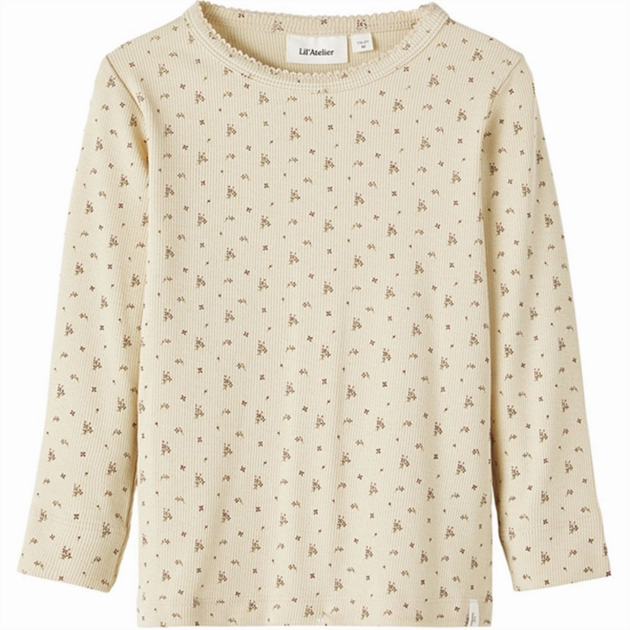 Lounge Comfort Soft touch finish Lil'Atelier Wood Ash Gago Slim Blouse