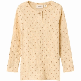 Lil'Atelier Wood Ash Nalo Slim Blouse Odorless Binding Tape color block