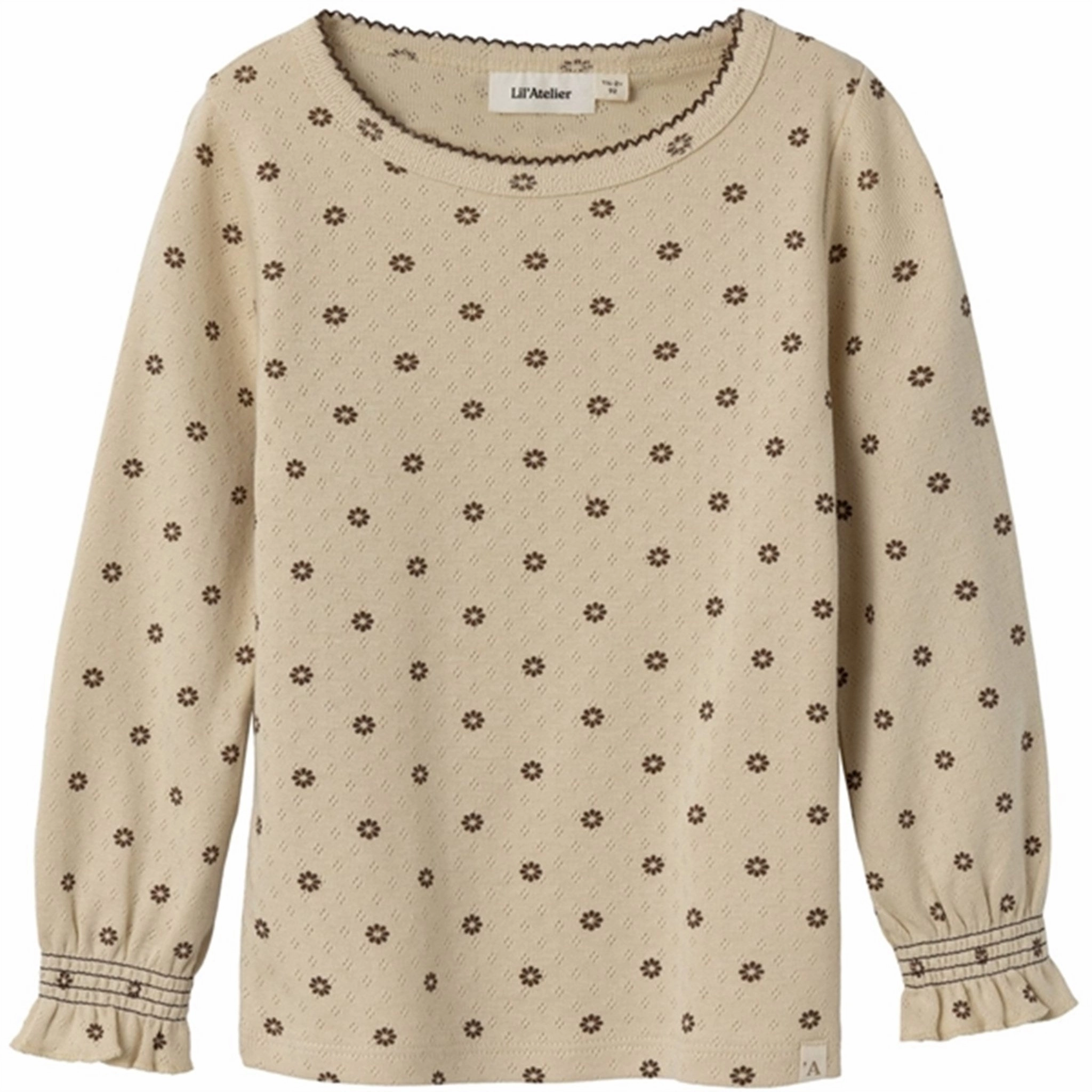 Wrinkle Resistant Lil'Atelier Wood Ash Rachello Slim Blouse