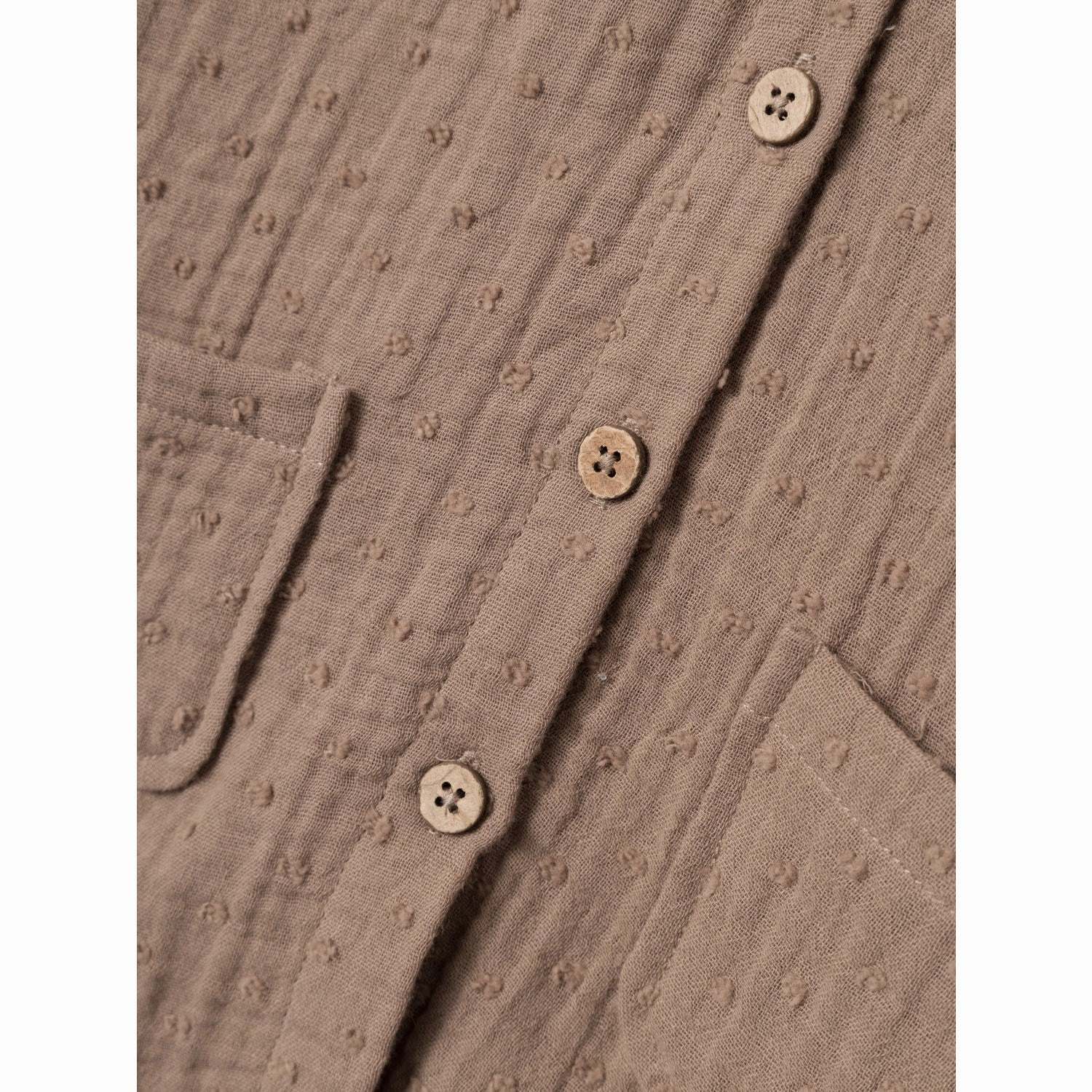 Lil'Atelier Woodsmoke Lamia Loose Shirt Easy Care Material