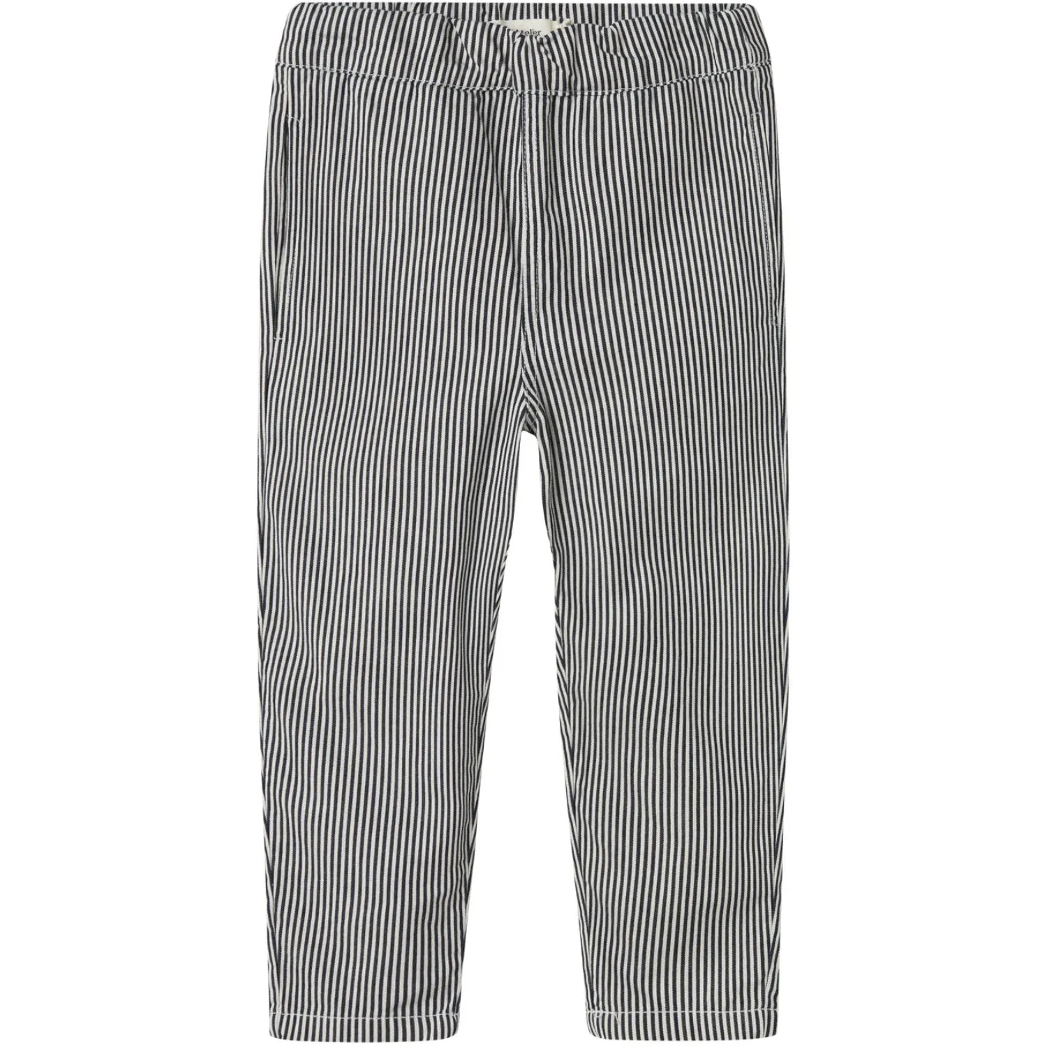 Lil'Atelier Dark Blue Denim White Nmmkasper Loose Twi Pants 4021-Cm Lil Timeless Choice