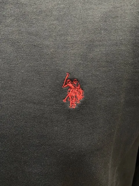 U.S. Polo Assn Felpa girocollo in cotone leggero 6152652088 179 navy sports activity