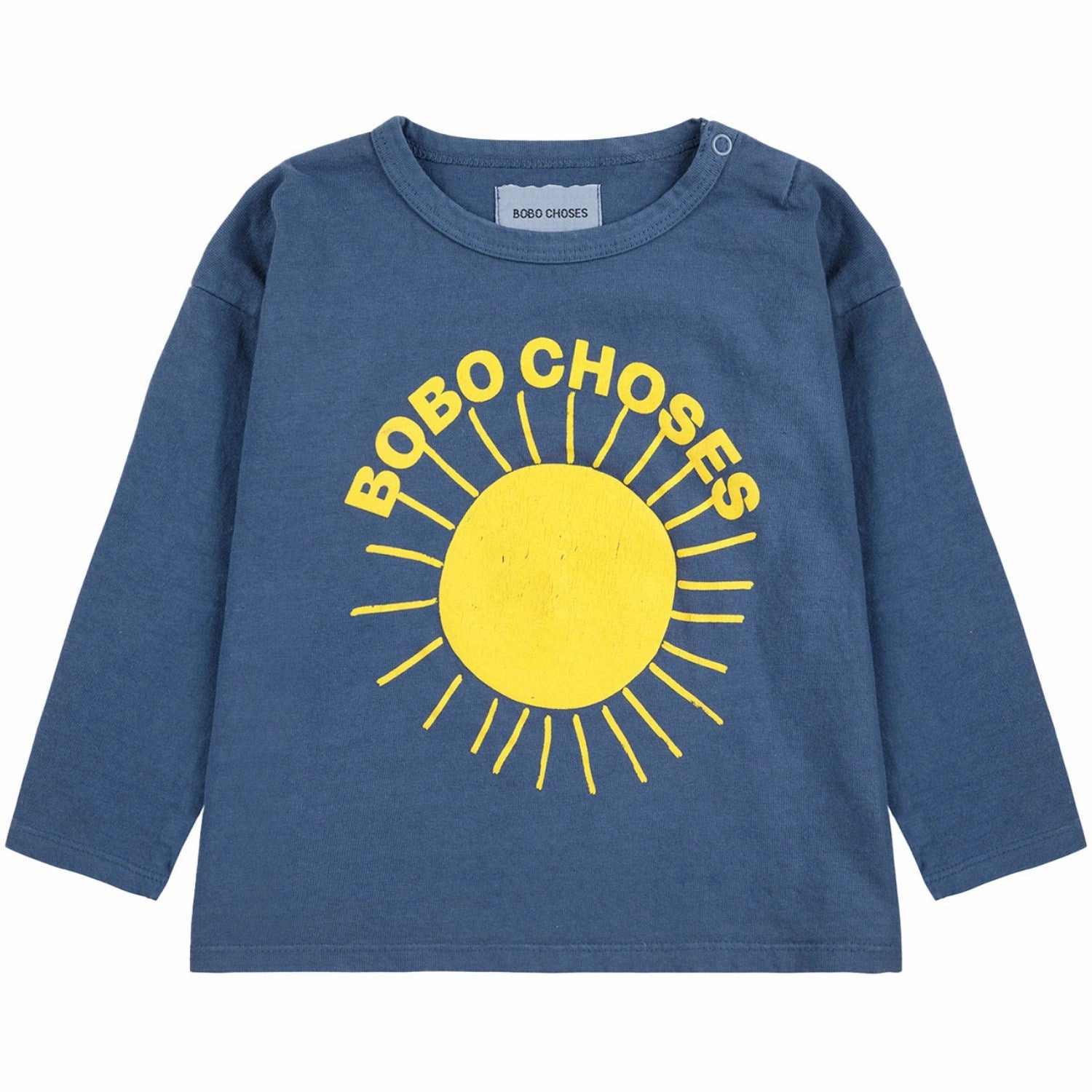 Bobo Choses Navy Blue Baby Bobo Choses Sun Navy T-Shirt Tailored Silhouette