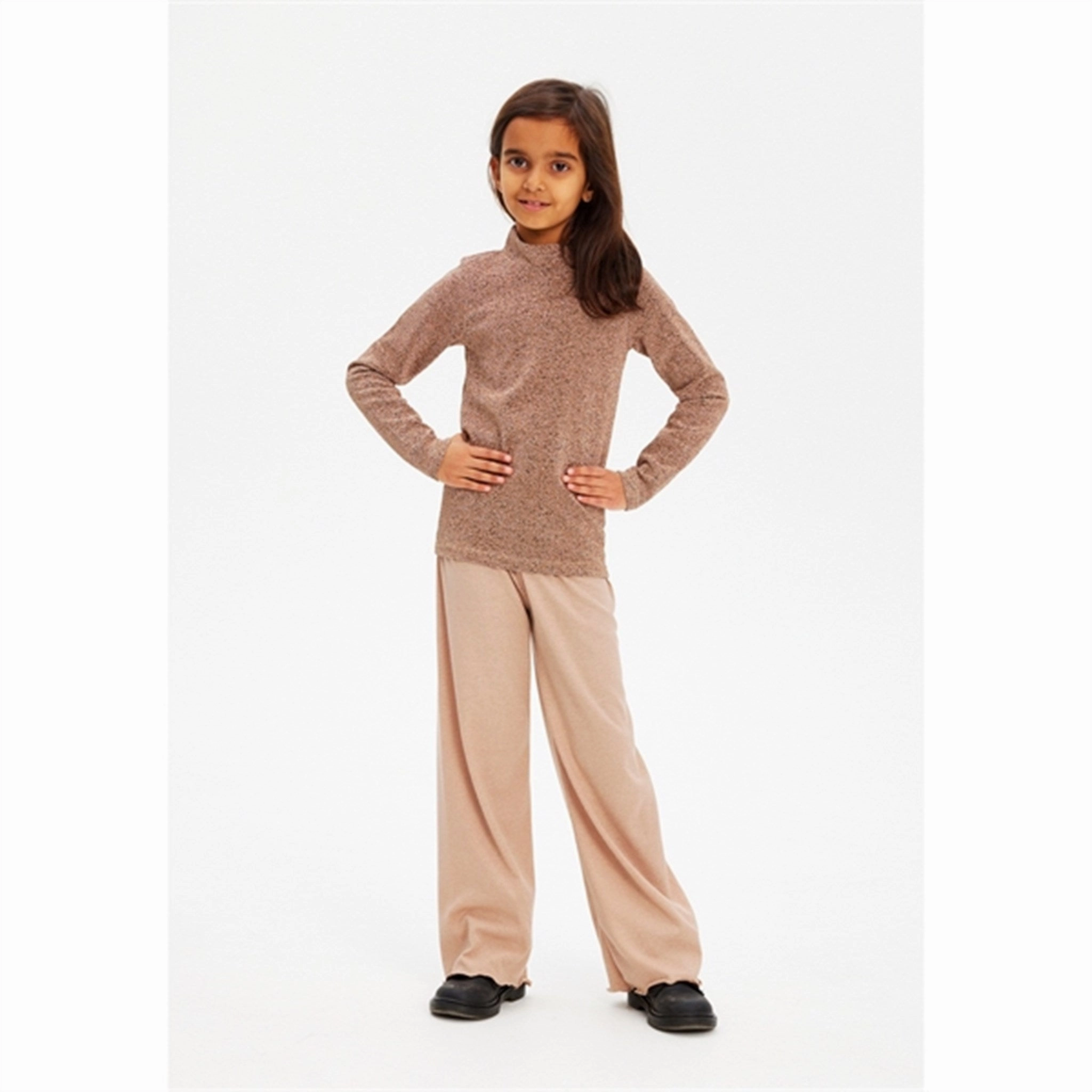 The New Gold Glitter Idalou Blouse Multipurpose Layering Fabric