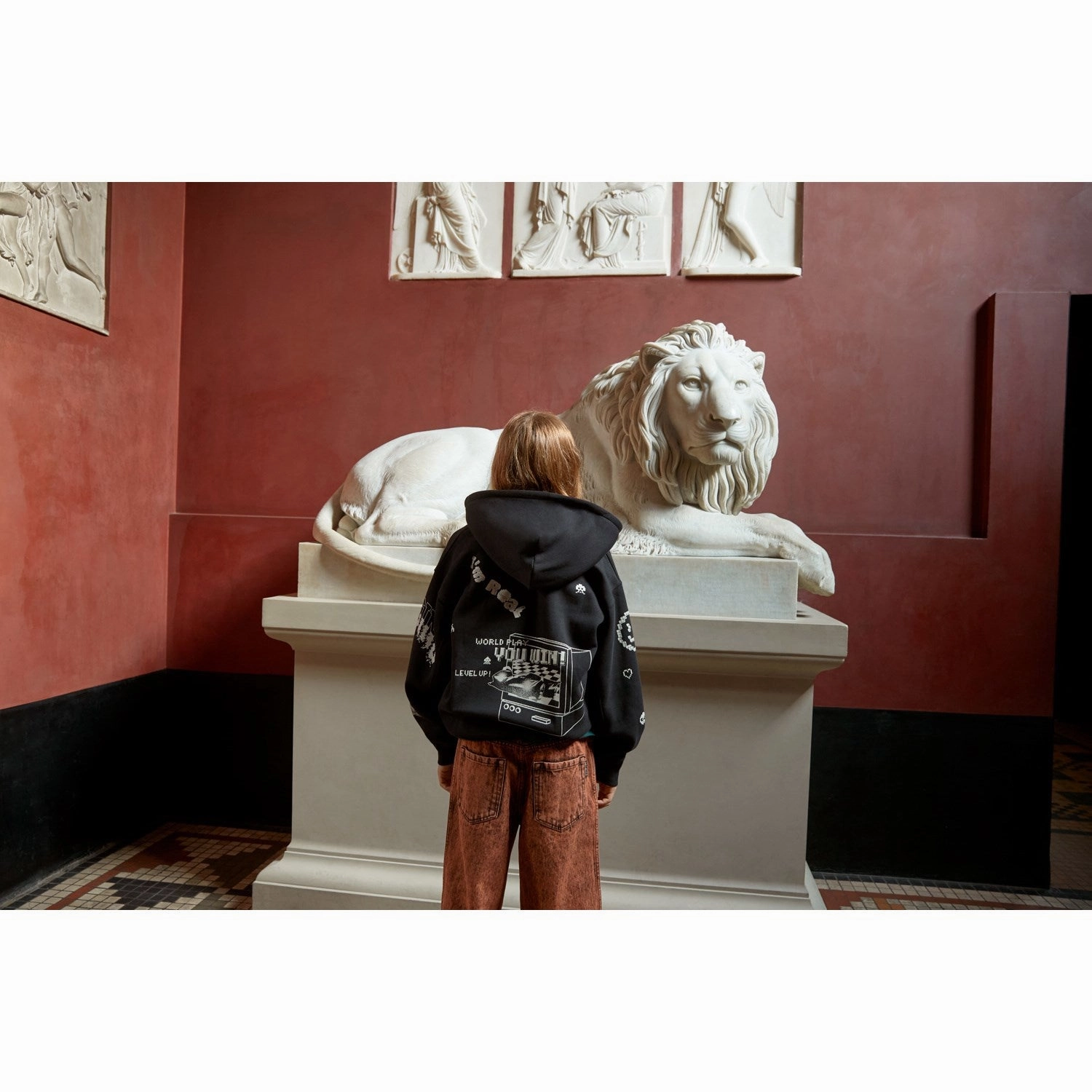 Molo Black Mazz Hoodie Neutral Tones earthy tone