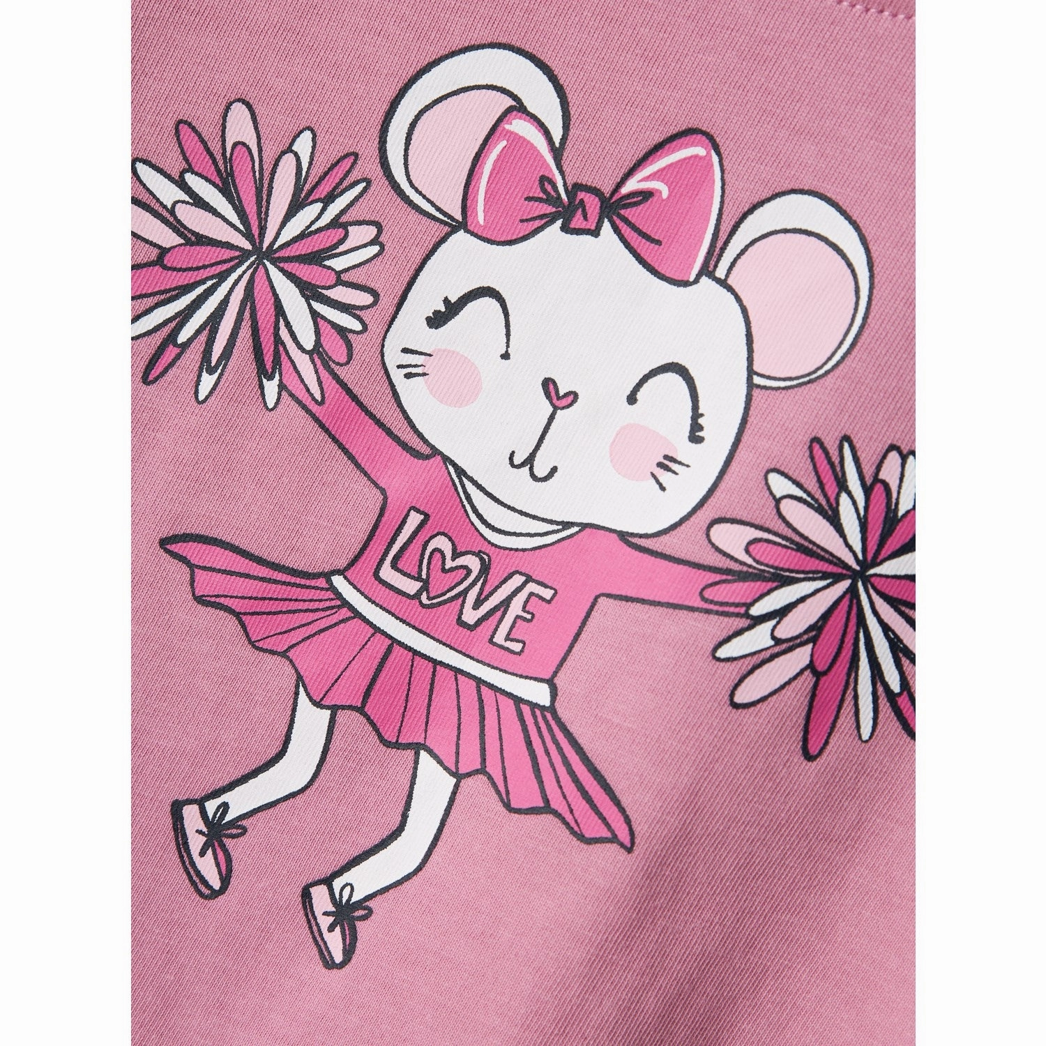 Name It Mauve Orchid Mouse Veen Blouse Sleepwear