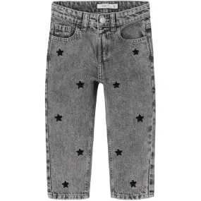 Name It Medium Grey Denim Stars Bella Mom Embroidery Jeans Noos Foundation Piece Stylish Adult Fashion