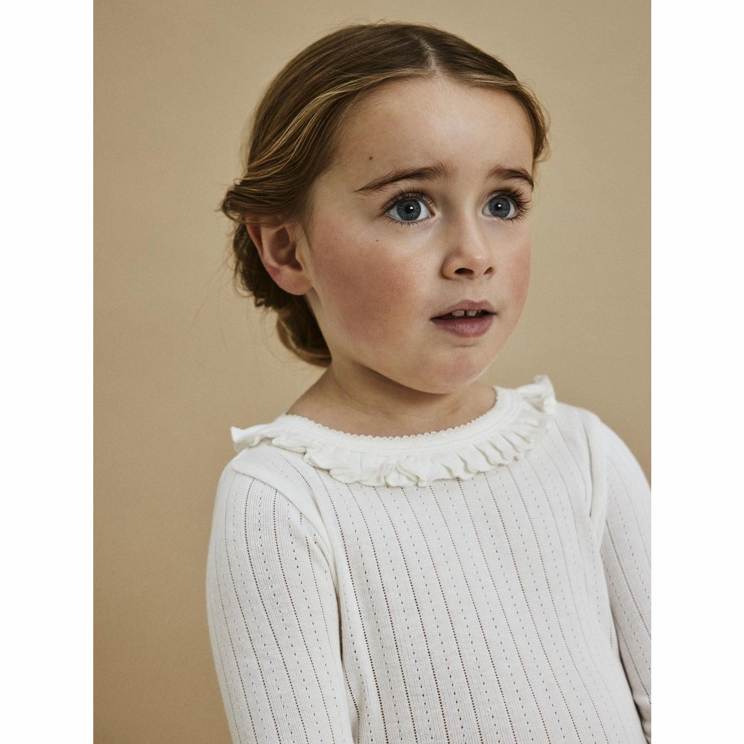 Chic Ensemble Lil'Atelier Coconut Milk Rachel Nis Slim Blouse Noos