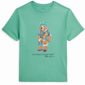 Polo Ralph Lauren Bear Haven Green Boy T-Shirt Day-to-Day Comfort