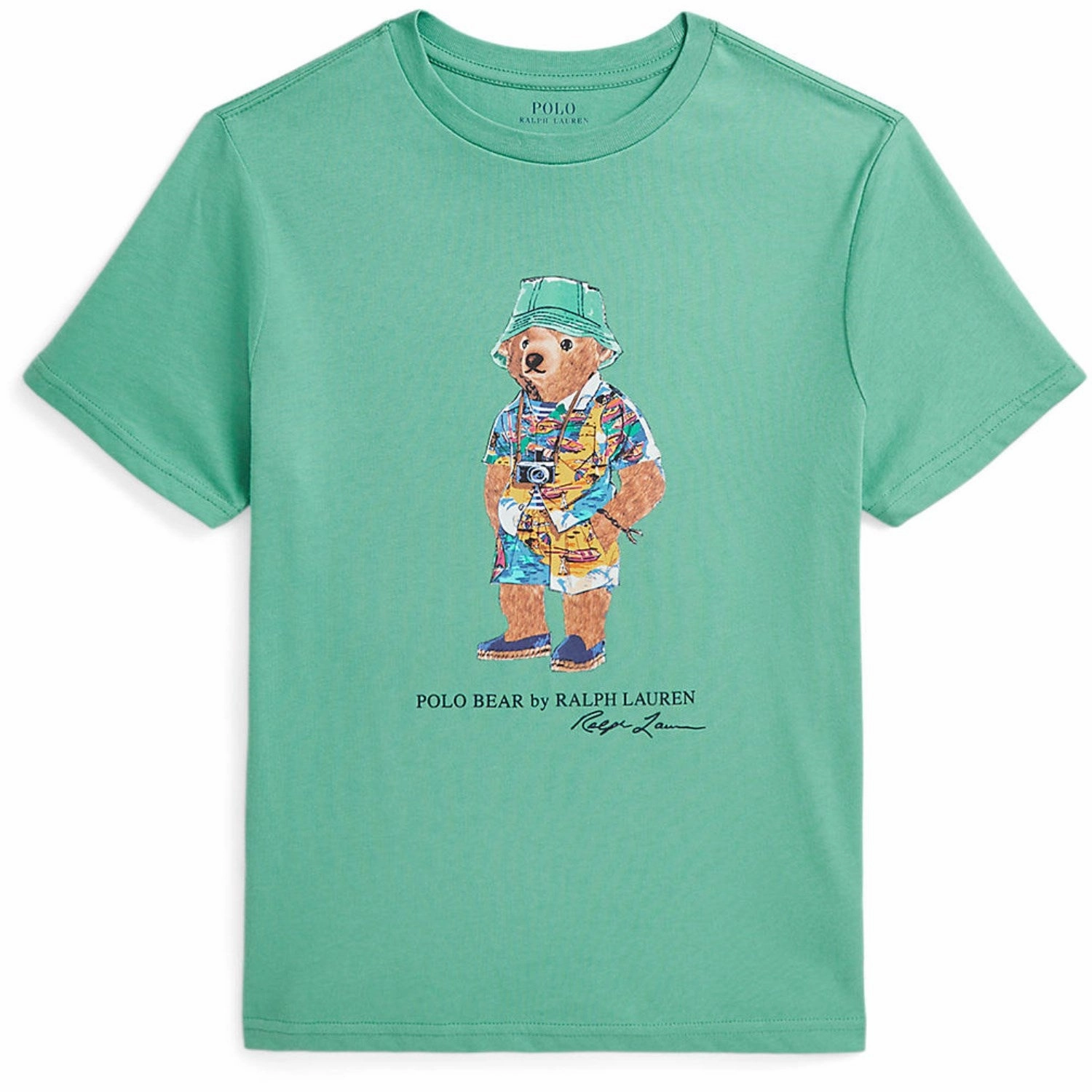 Chill Vibes AllWeatherComfort Polo Ralph Lauren Bear Haven Green Boy T-Shirt