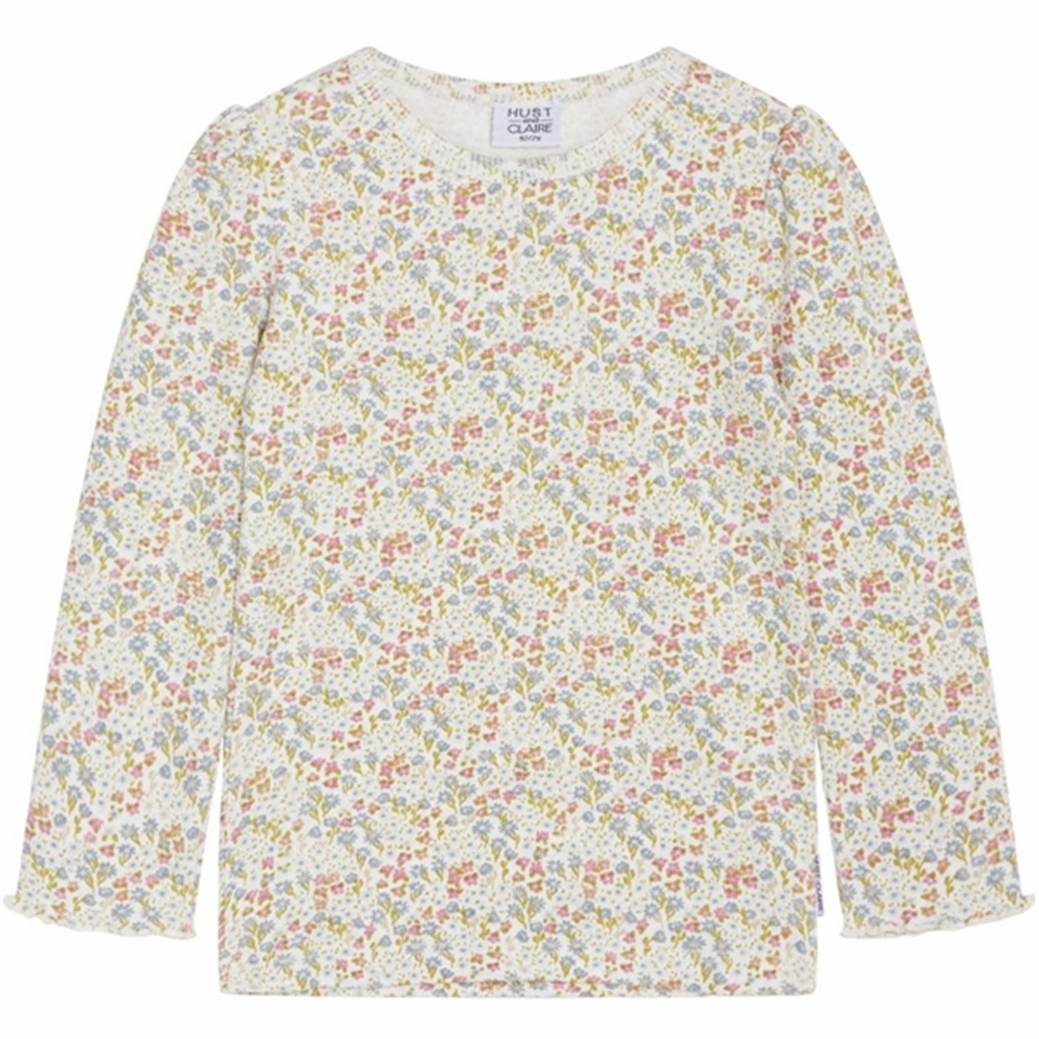 Hust & Claire Whisper Melange Amma LS T-Shirt Moisture wicking Micro Perforated Texture