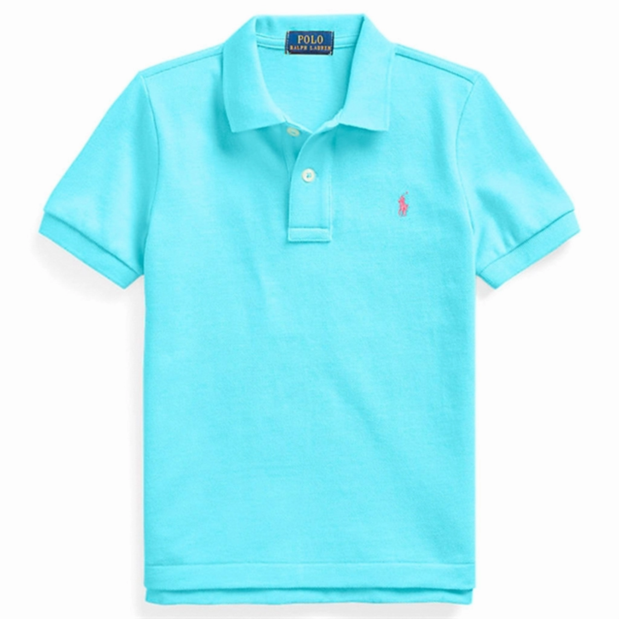 Polo Ralph Lauren Polo T-Shirt Blue Heather Effect Weaving Interlock Cotton