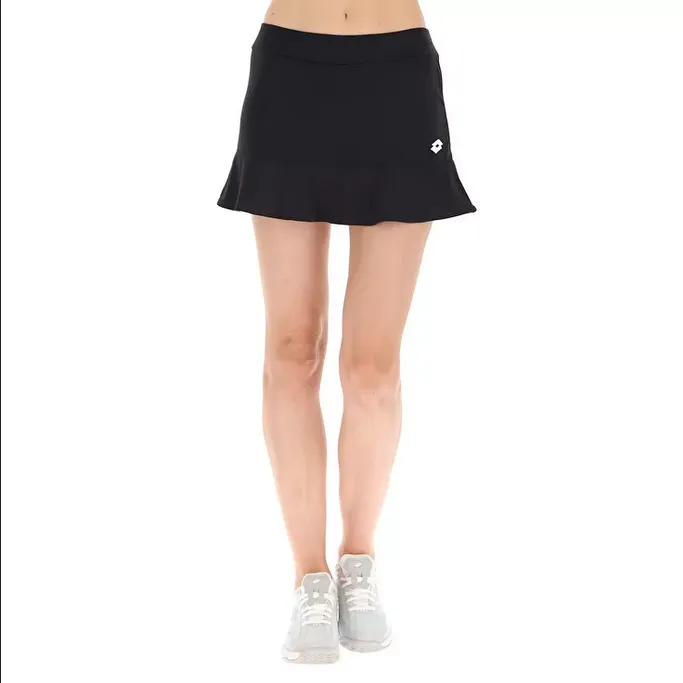 Water resistant coating UPF Sun Protection Lotto Gonna da Tennis o Padel da donna Squadra II 215435 1CL nero