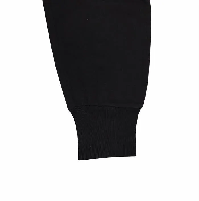 Breathable activewear Lotto pantalone felpato Delta FL RIB  T5538 black