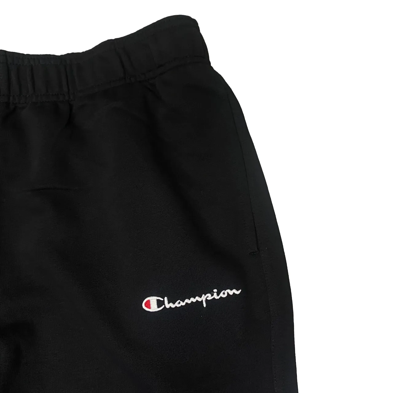 Champion pantalone sportivo da uomo  con orlo diritto in cotone leggero 220302 KK001 nero Smart Layer