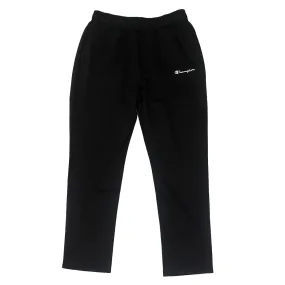Daywear Champion pantalone sportivo da uomo  con orlo diritto in cotone leggero 220302 KK001 nero