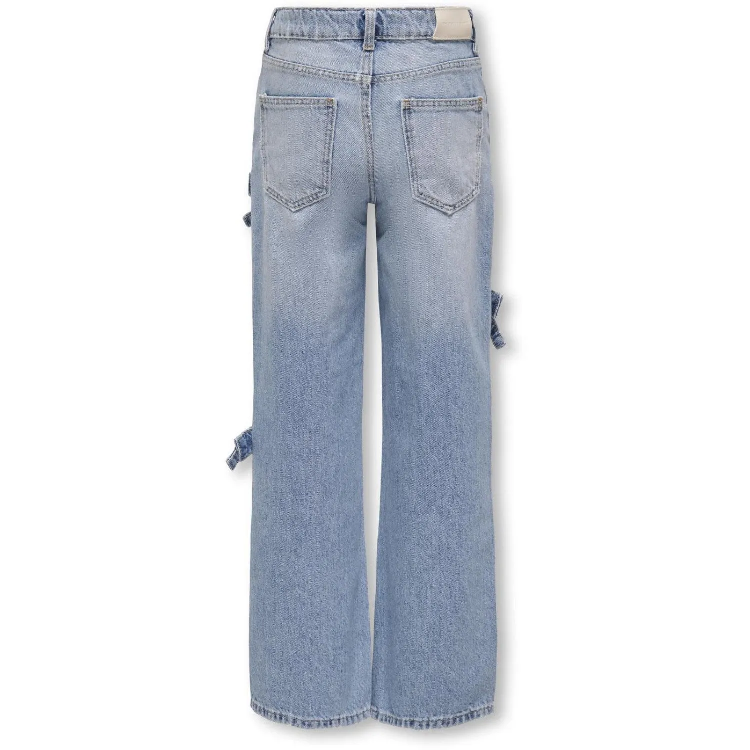 Weekend Style Outdoor Adventure Travel Style kids ONLY Light Blue Denim Hope Wide Bow Denim Jeans