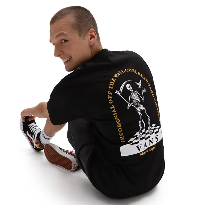 Holiday Style Streetwear Style Vans maglietta manica corta da uomo Otherside SS VN0A7PKKBLK nero