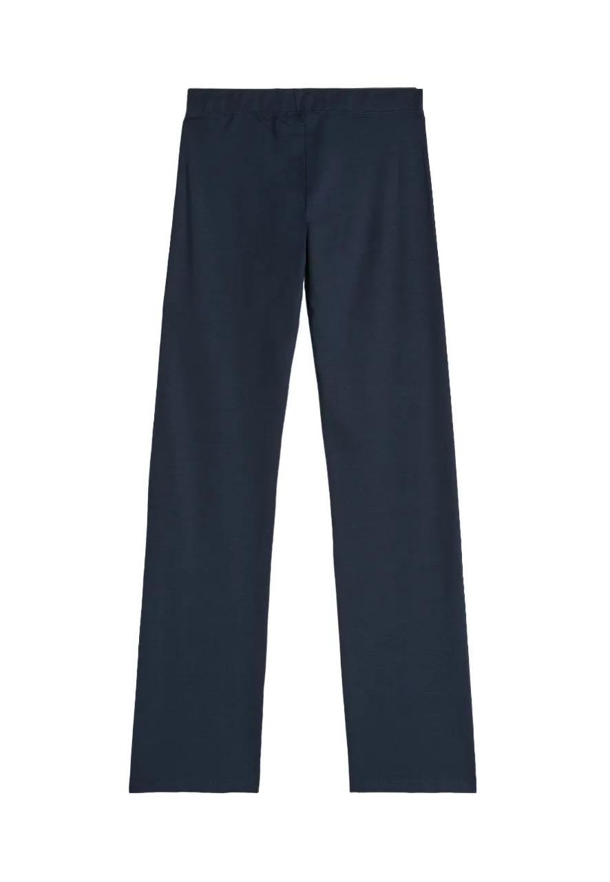 Non-toxic Freddy pantalone sportivo da donna a vita bassa con gamba dritta S4WBCP6 B94 blu